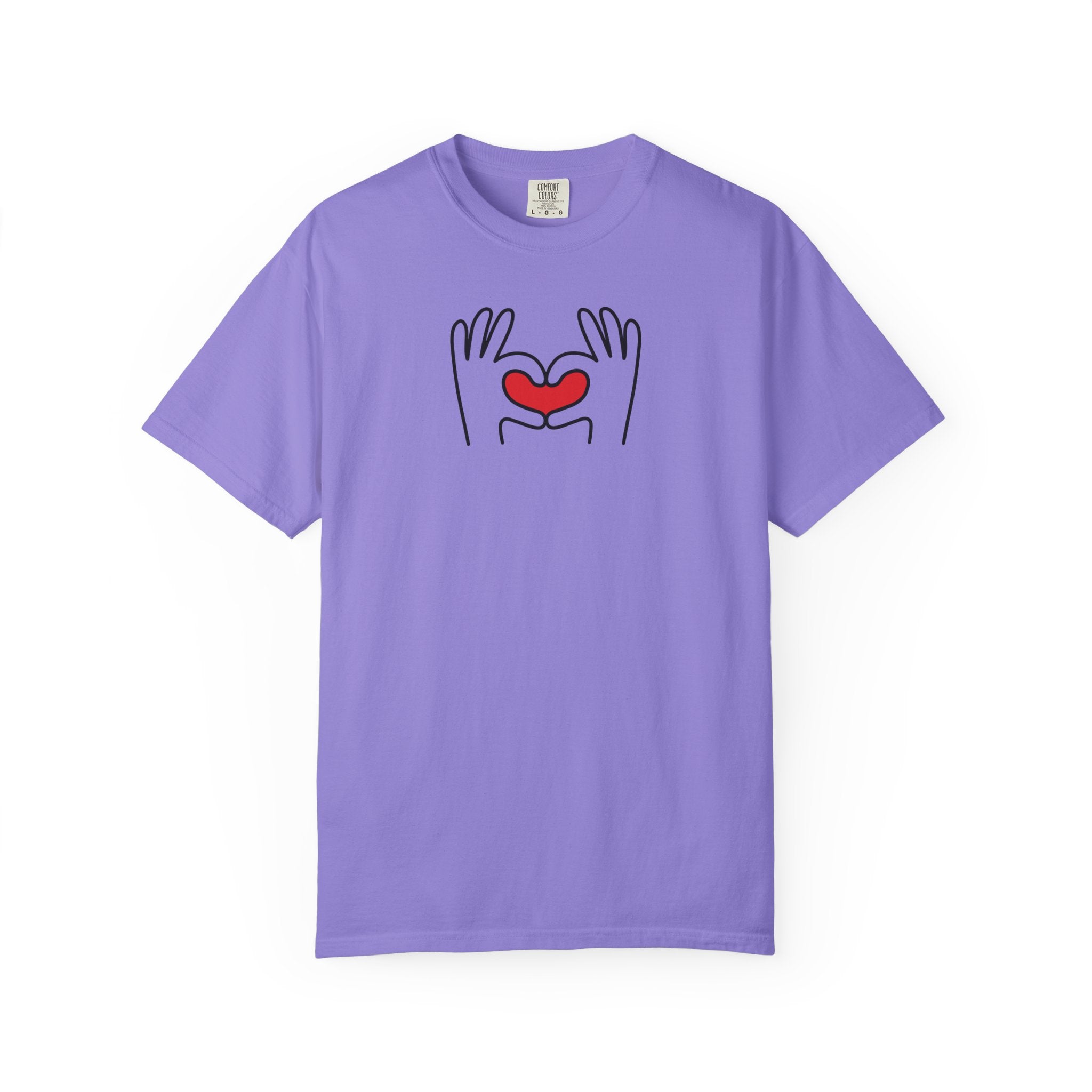 Hands Making a Heart Graphic T-Shirt