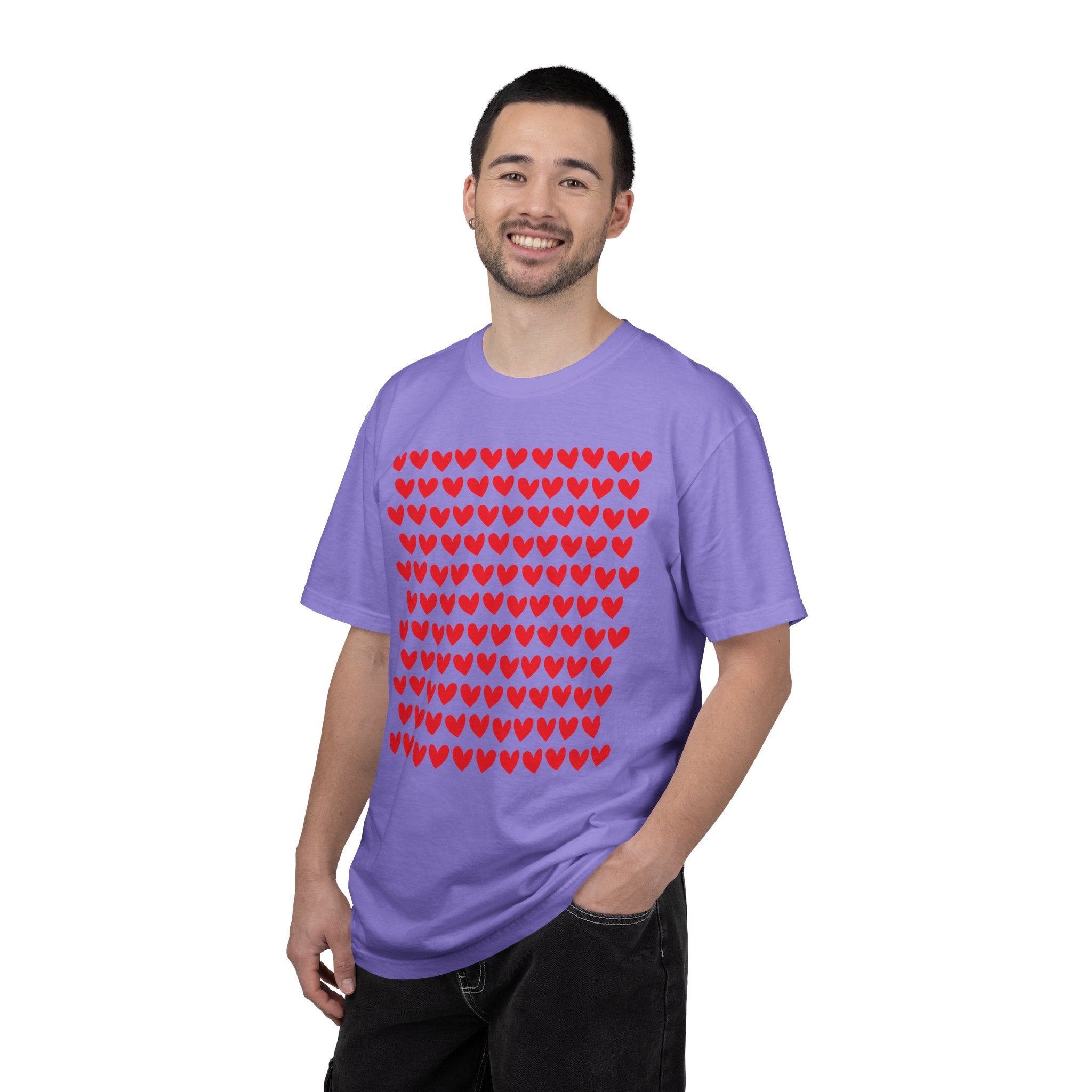 Heart Grid Valentine Tee