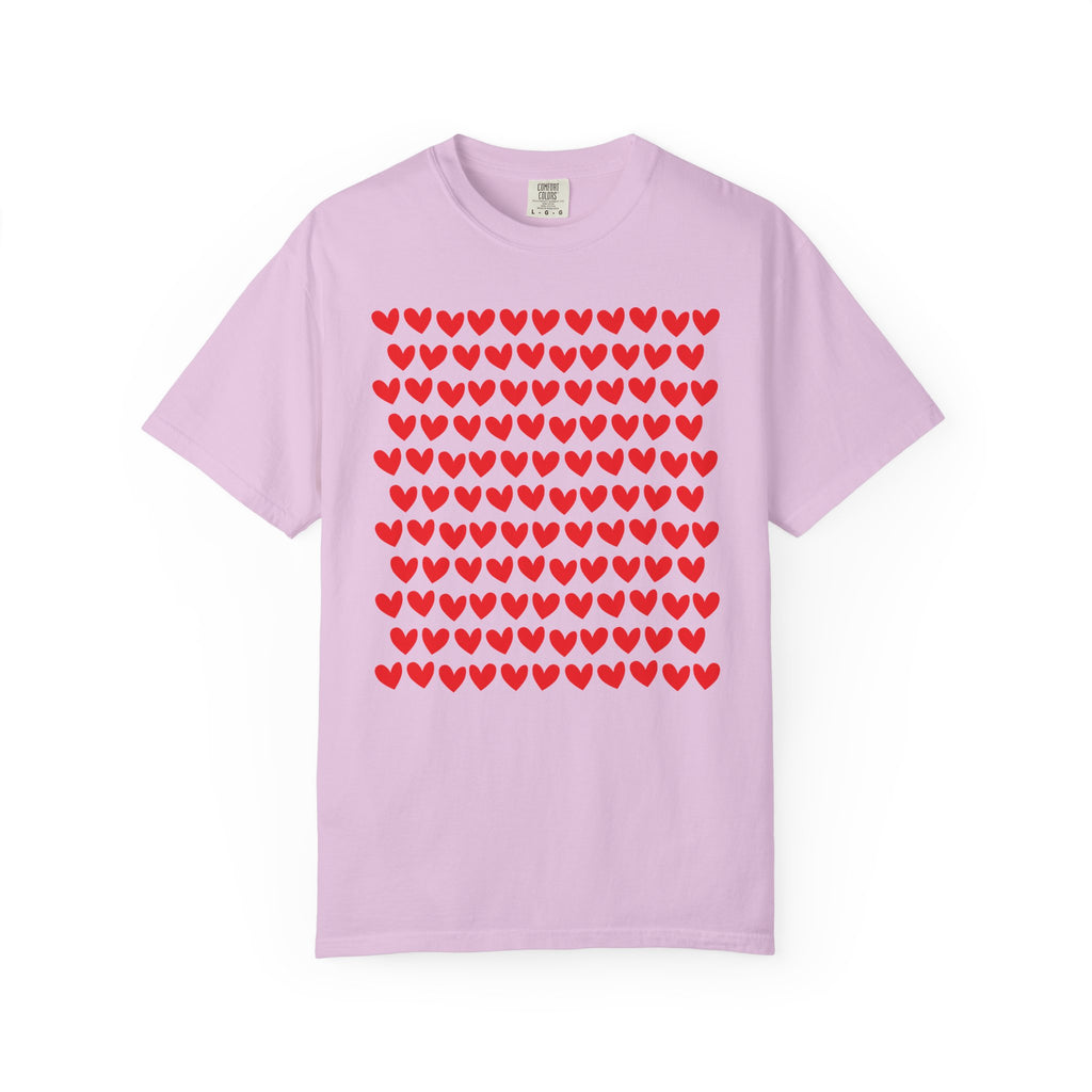 Heart Grid Valentine Tee