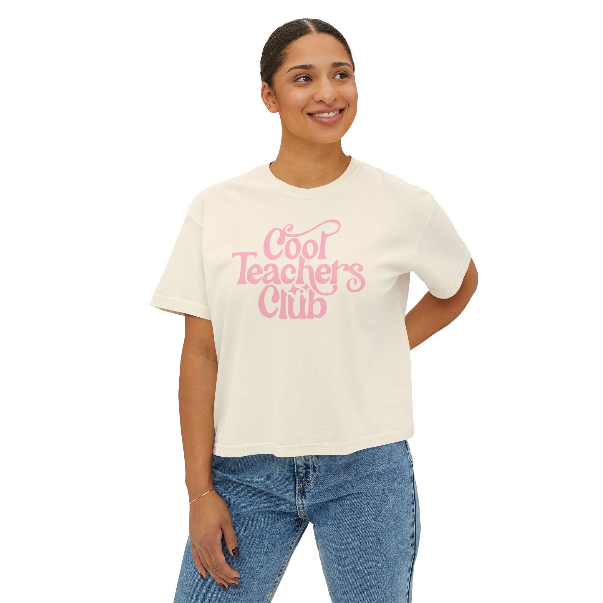 Cool Teachers Club Boxy Tee