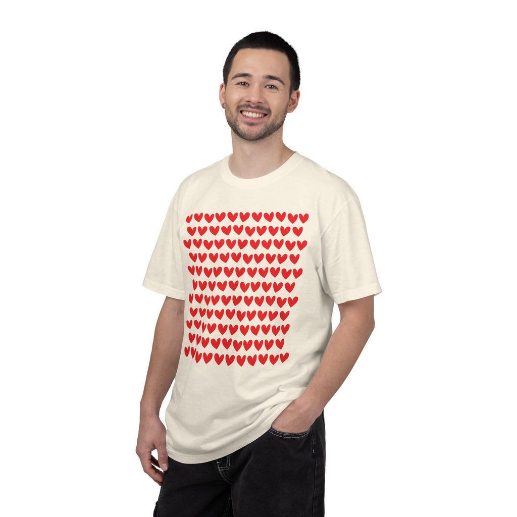 Heart Grid Valentine Tee