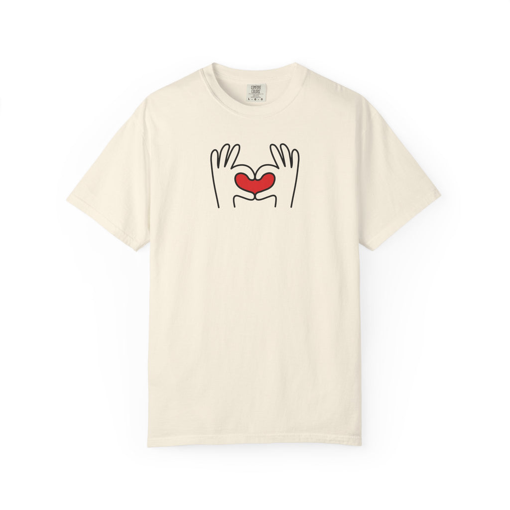 Hands Making a Heart Graphic T-Shirt