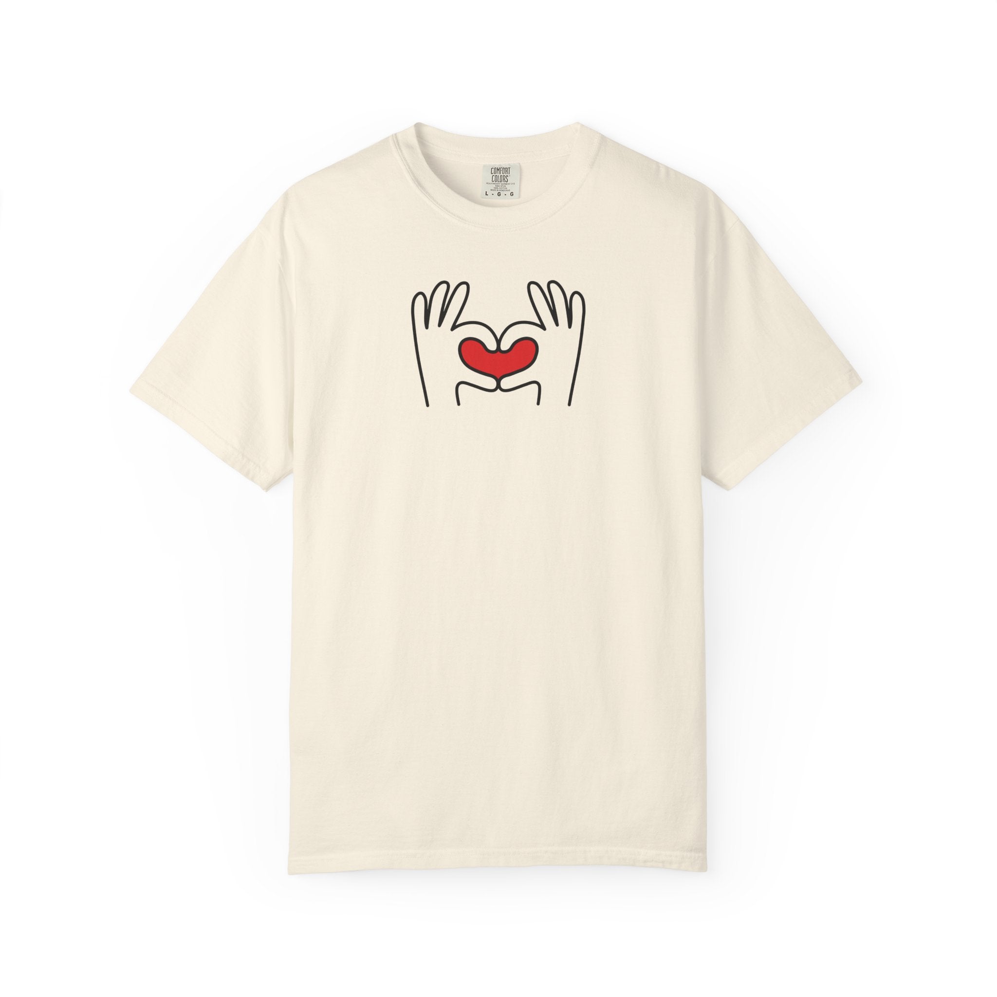 Hands Making a Heart Graphic T-Shirt