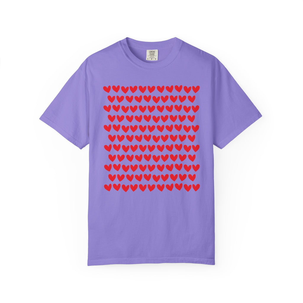 Heart Grid Valentine Tee