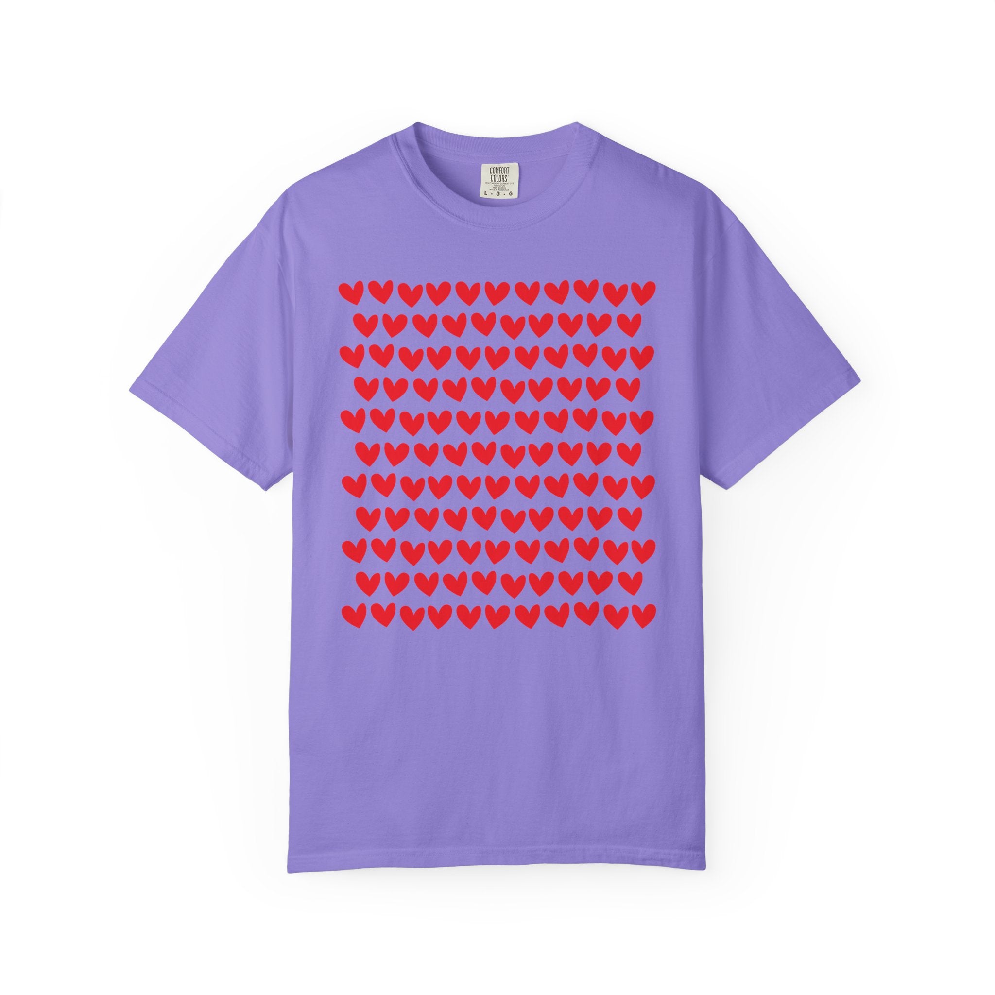 Heart Grid Valentine Tee