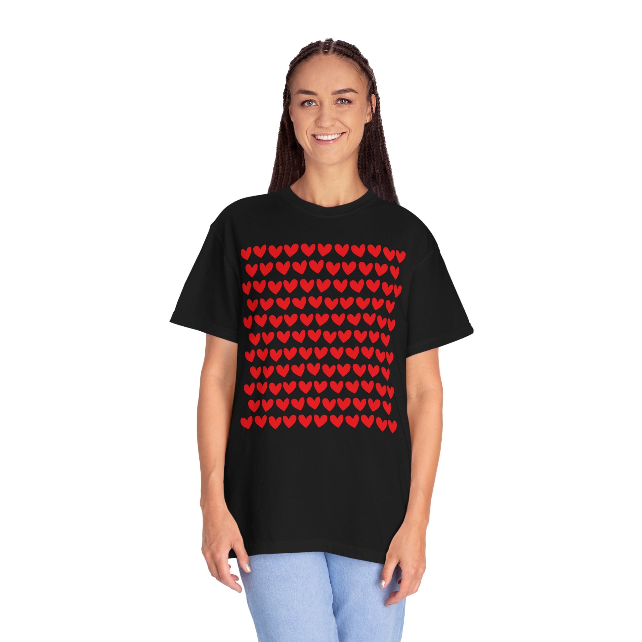 Heart Grid Valentine Tee