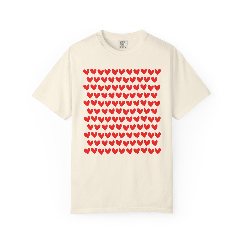 Heart Grid Valentine Tee