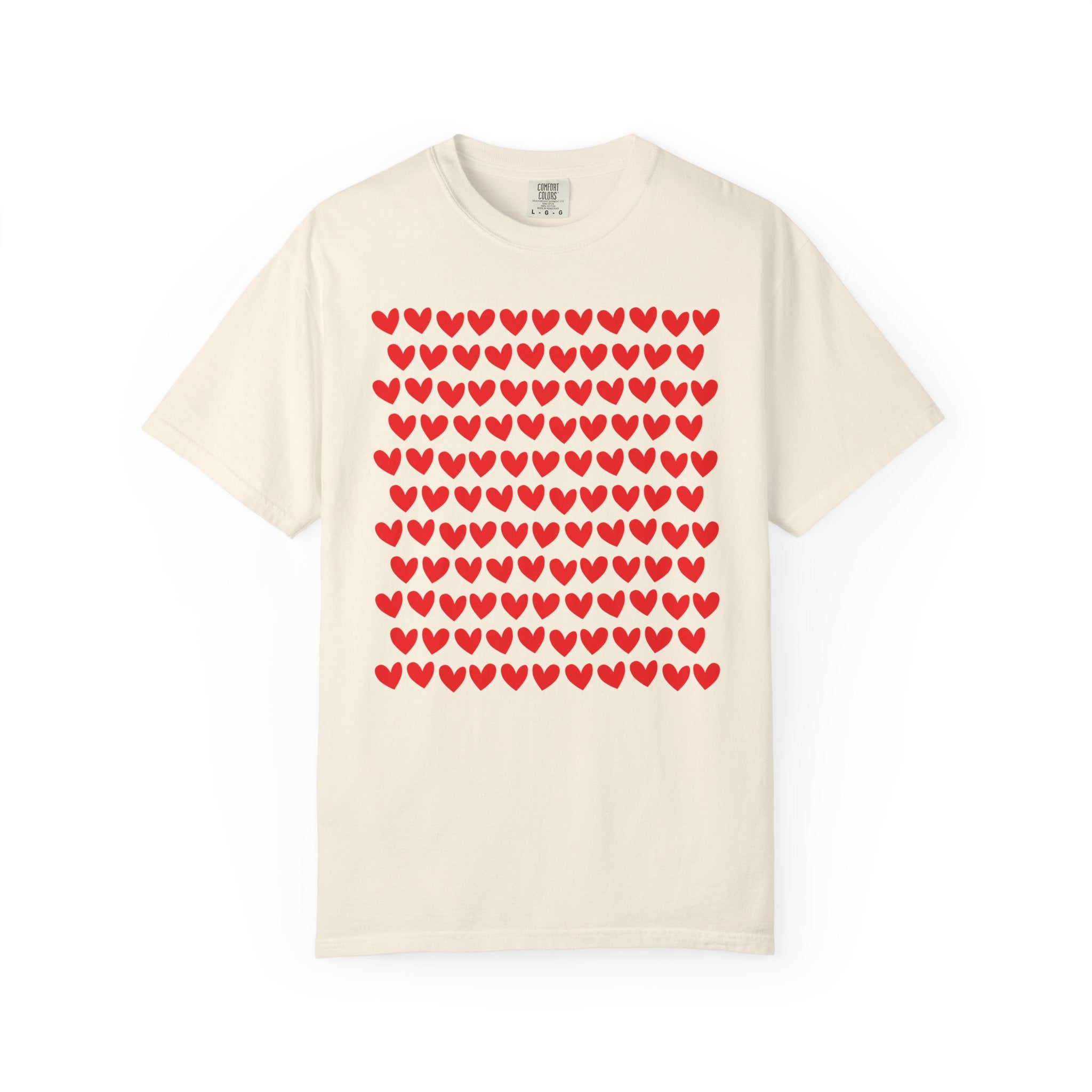 Heart Grid Valentine Tee