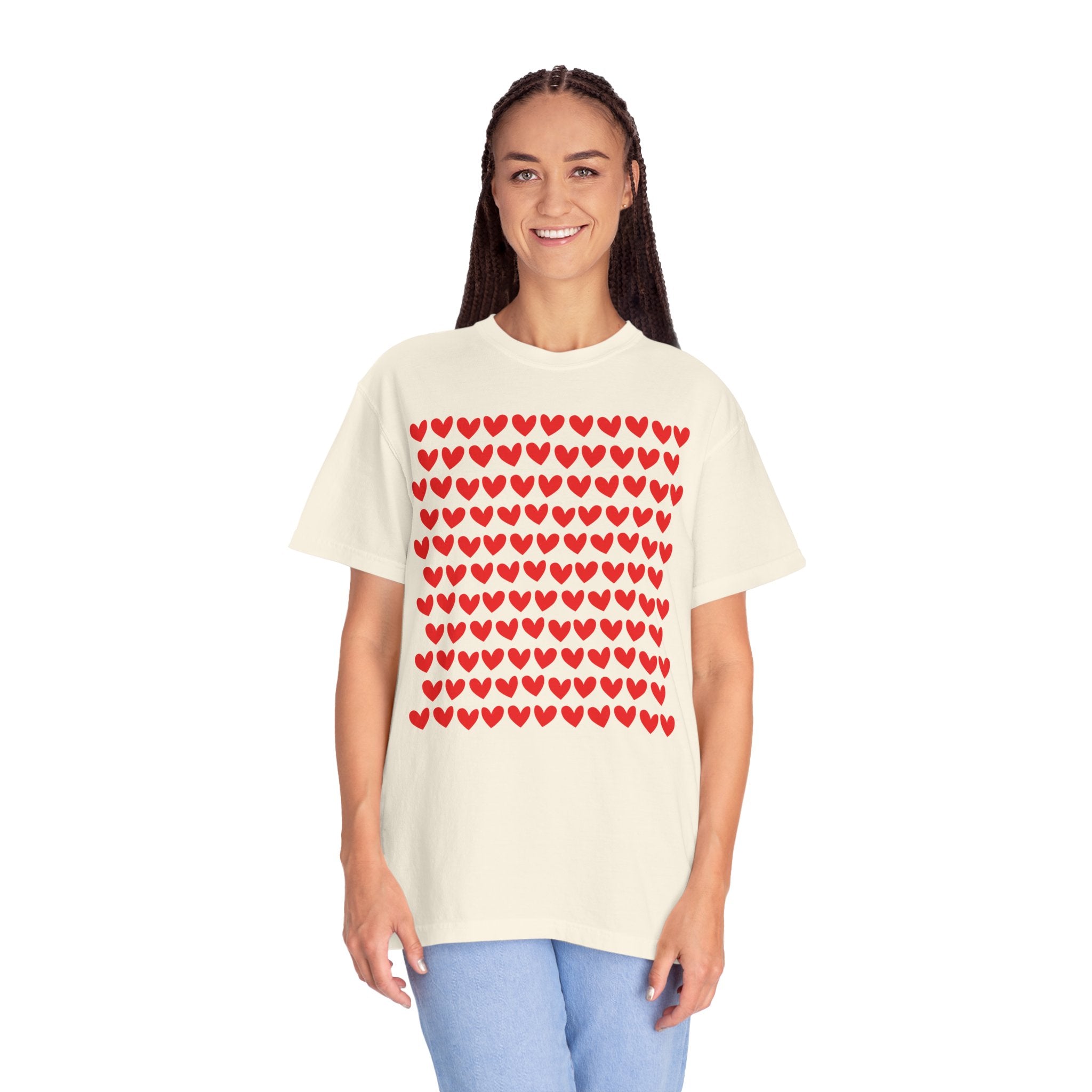 Heart Grid Valentine Tee