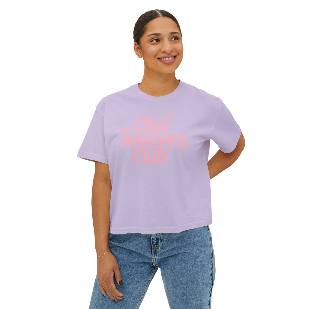 Cool Teachers Club Boxy Tee
