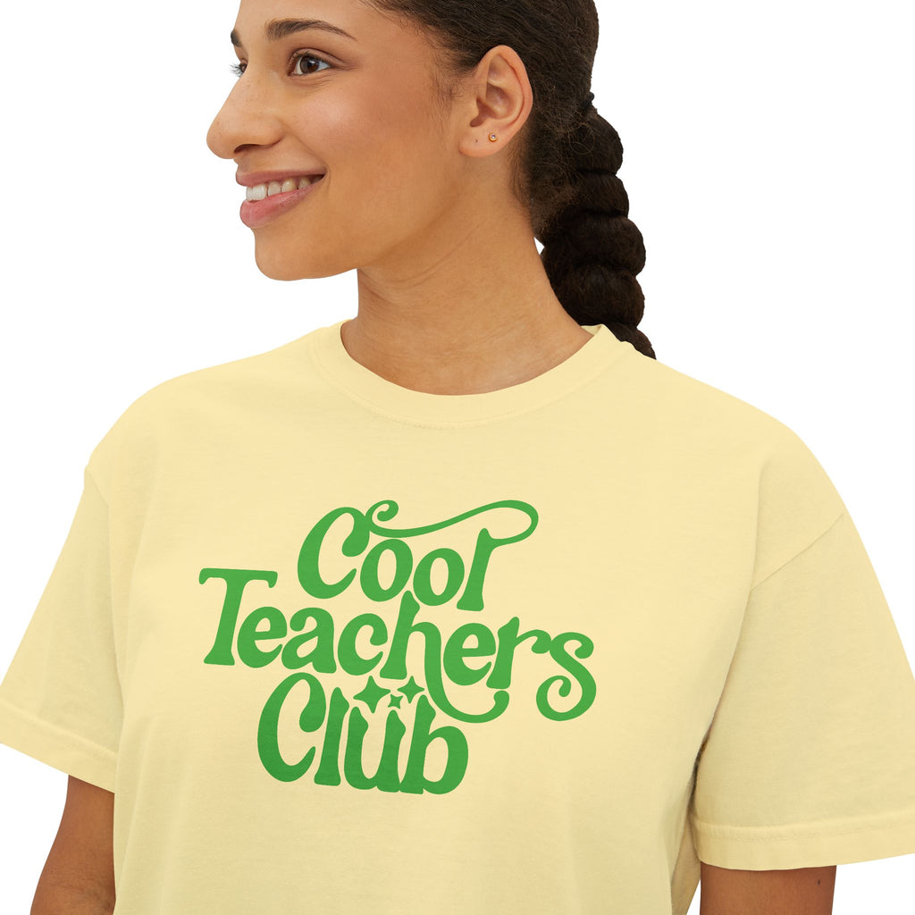 Cool Teachers Club Boxy Tee