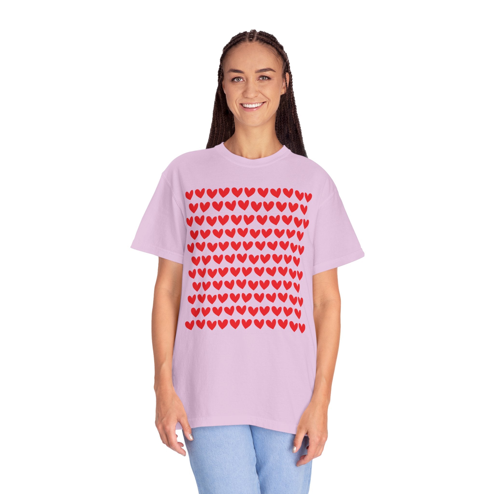 Heart Grid Valentine Tee