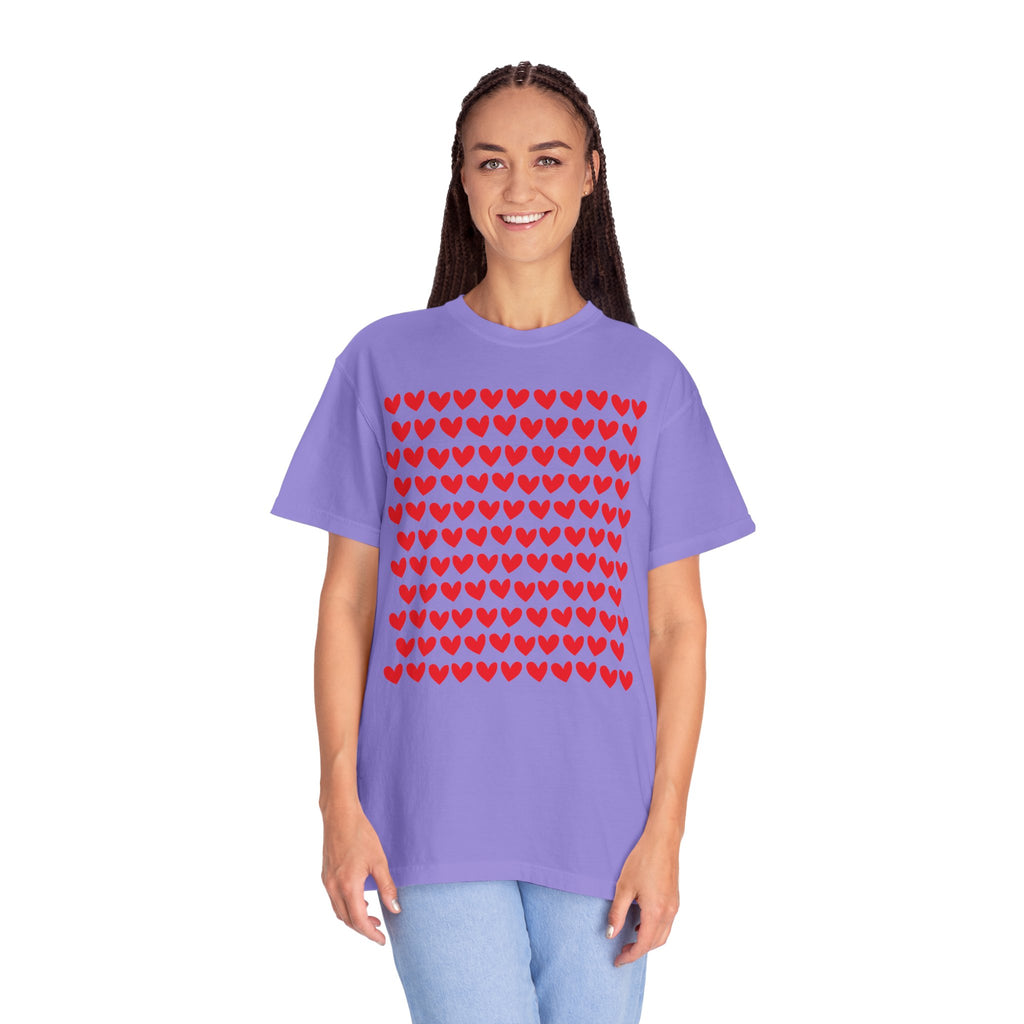 Heart Grid Valentine Tee