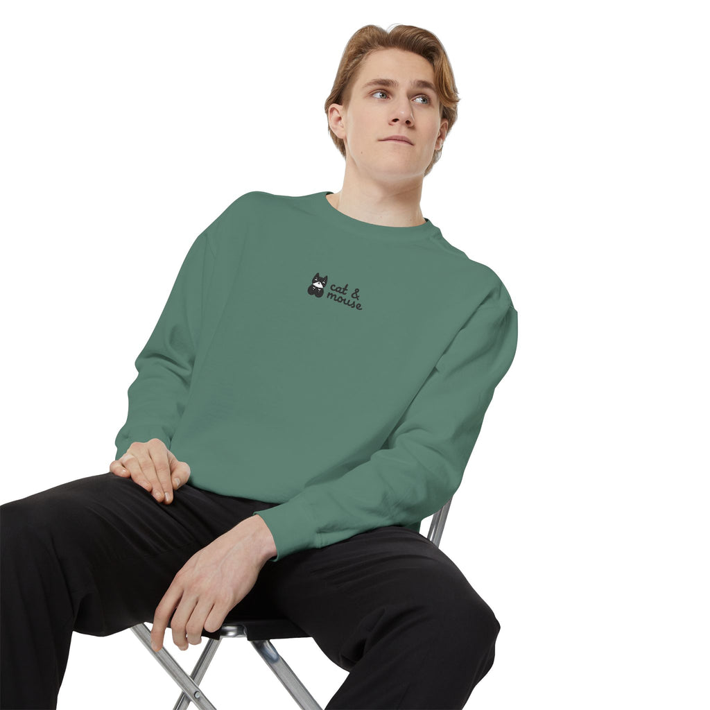 Cat & Mouse Brand Embroidered Sweatshirt