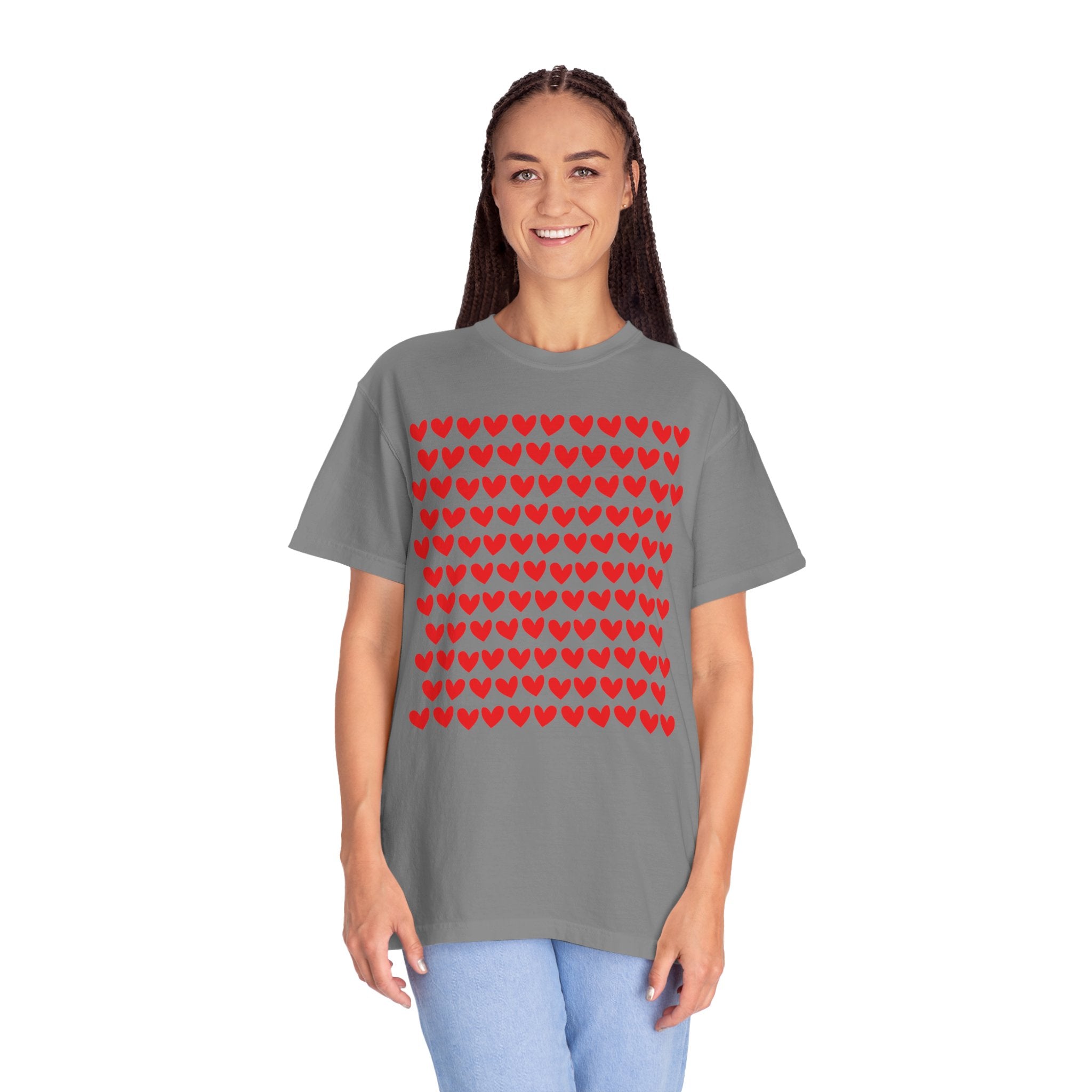 Heart Grid Valentine Tee