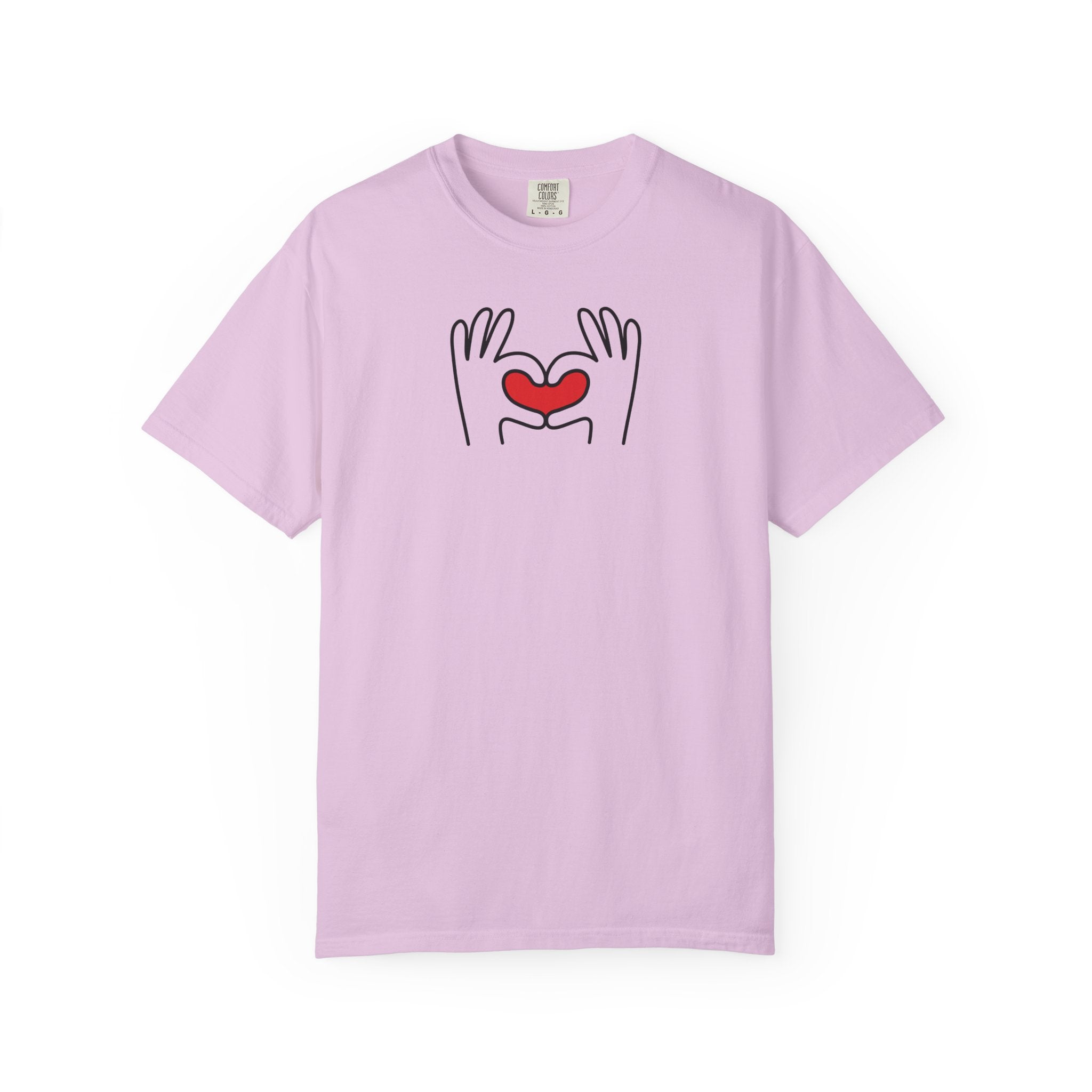 Hands Making a Heart Graphic T-Shirt