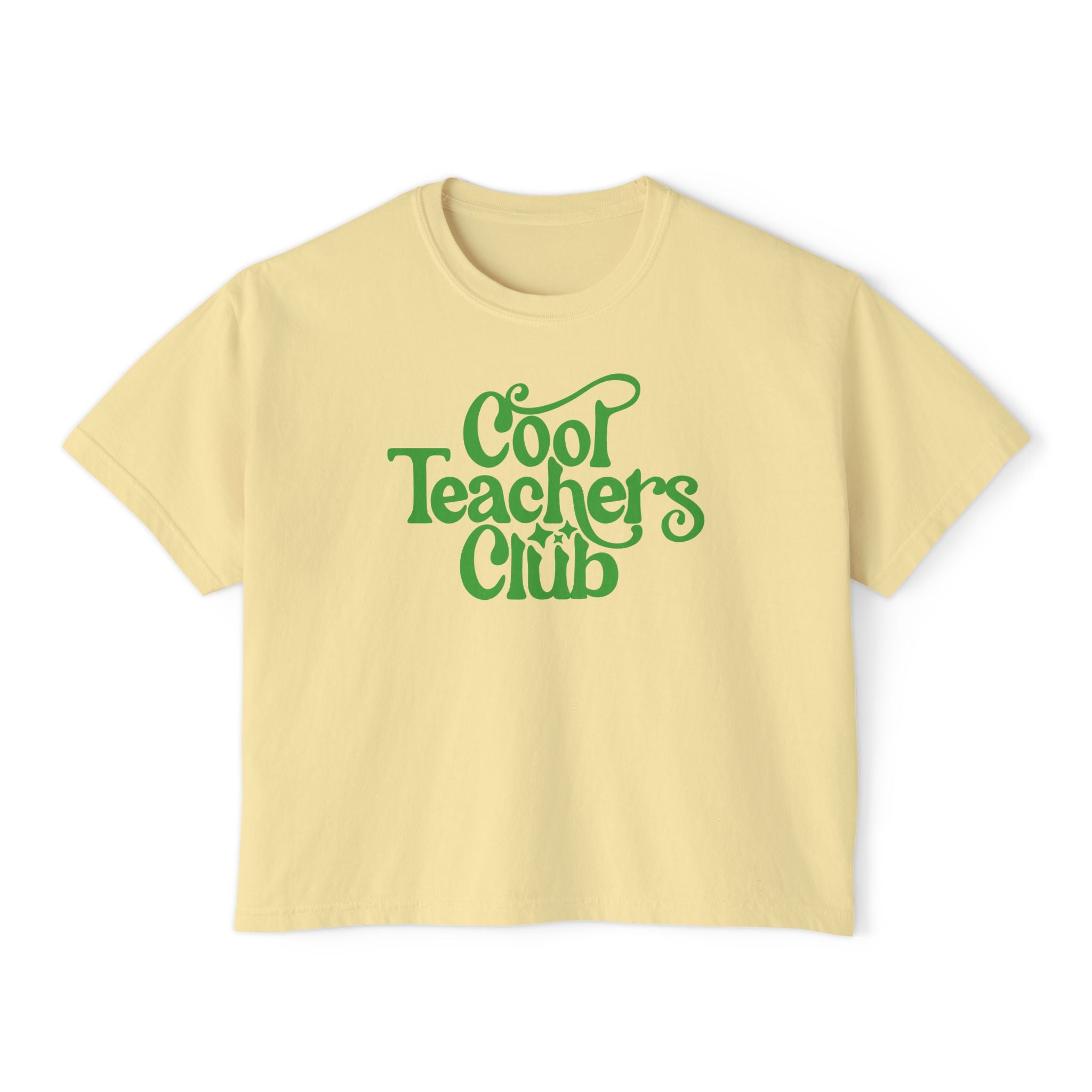 Cool Teachers Club Boxy Tee